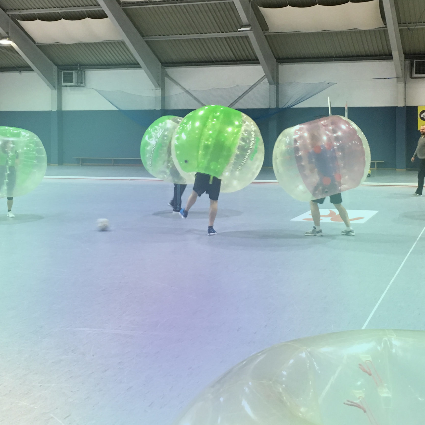 Teamevent Bubble Soccer 2017 5 Spieler in Bubbles