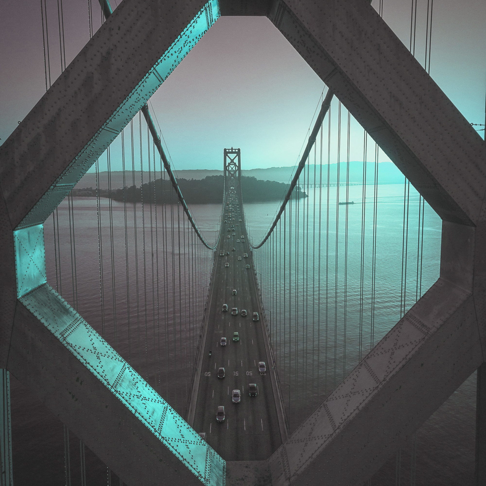 Golden Gate Bridge Verstrebungen