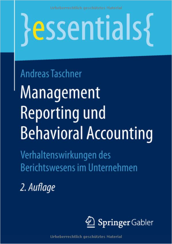 Cover Management Reporting Behvioral Accounting