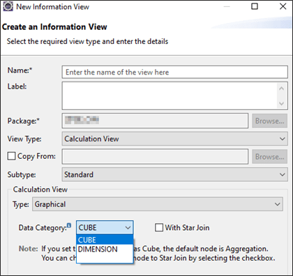 Calculation View - Create an Information View
