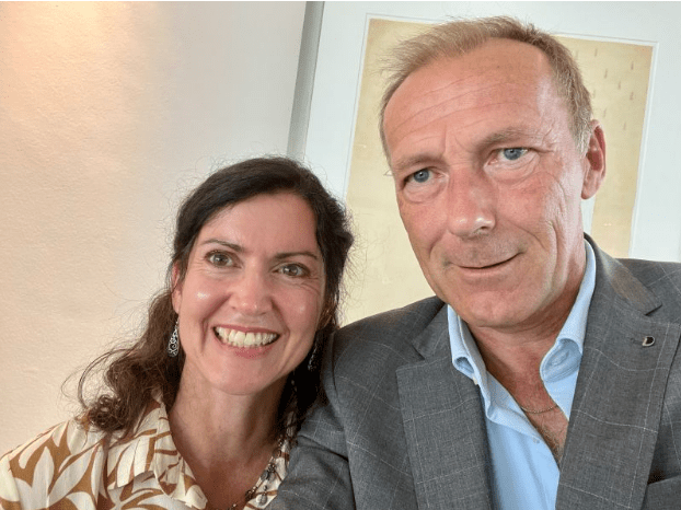 Selfie vom Interview mit Iver van de Zand