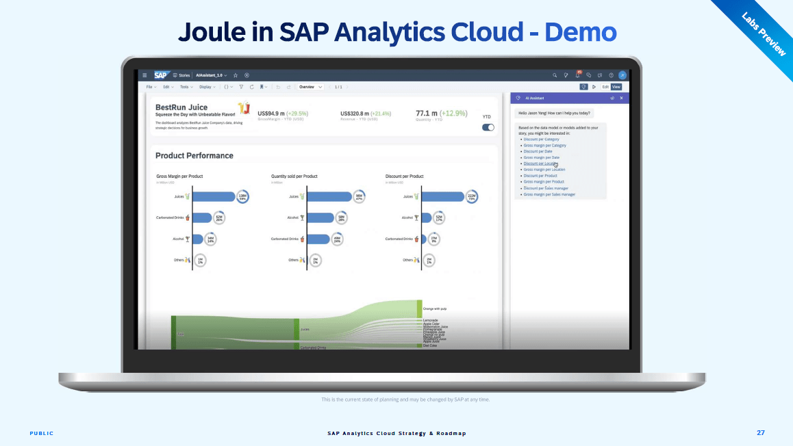 Demo von Joule in SAC