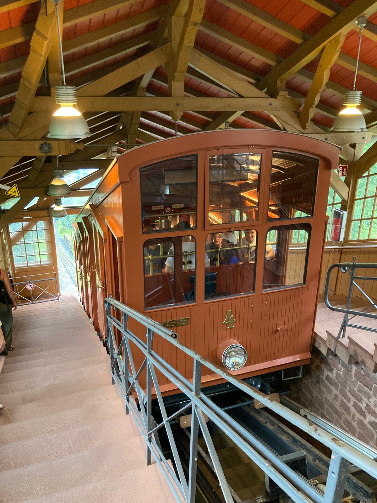 Heidelberger Bergbahn beim Infocient Teamevent