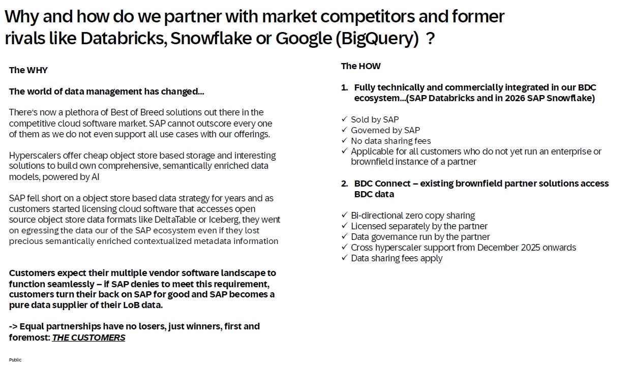 SAP BDC Gründe für Partnerschaft