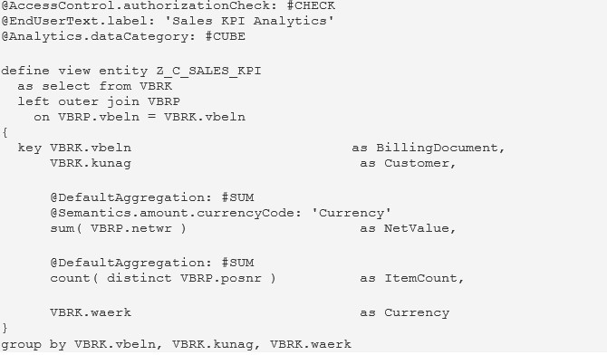 cds views praxisbeispiel