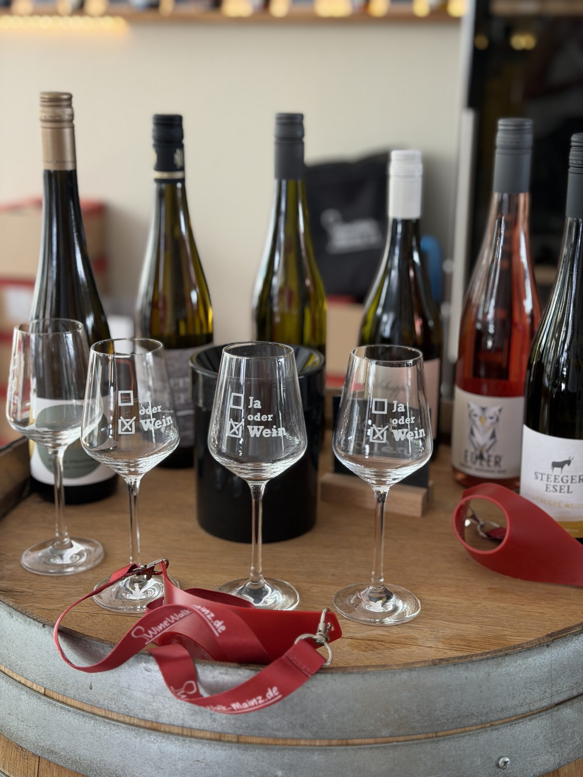 Weinprobe bei JAoderWein, Mainz
