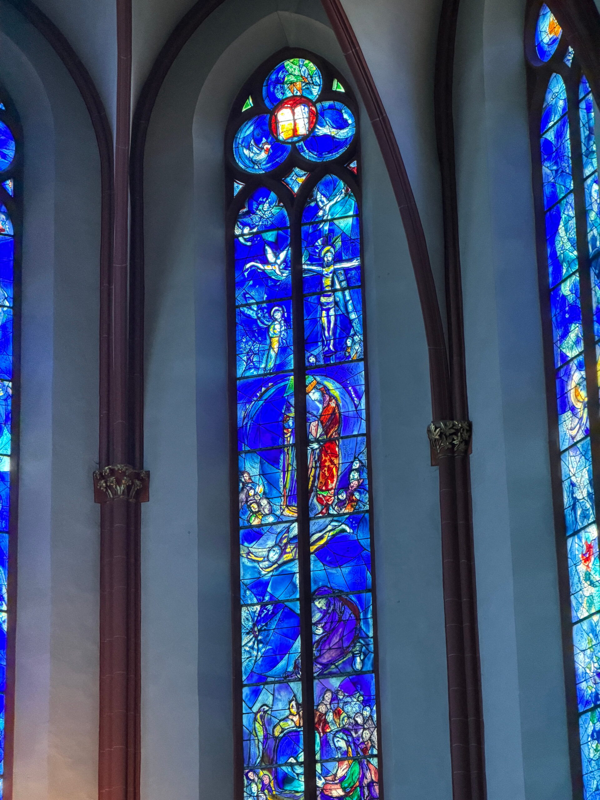 Marc Chagall Fenster in St Stephan in Mainz
